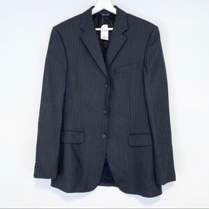 Banana Republic Modern Fit suit jacket gray pinstripe size 40R